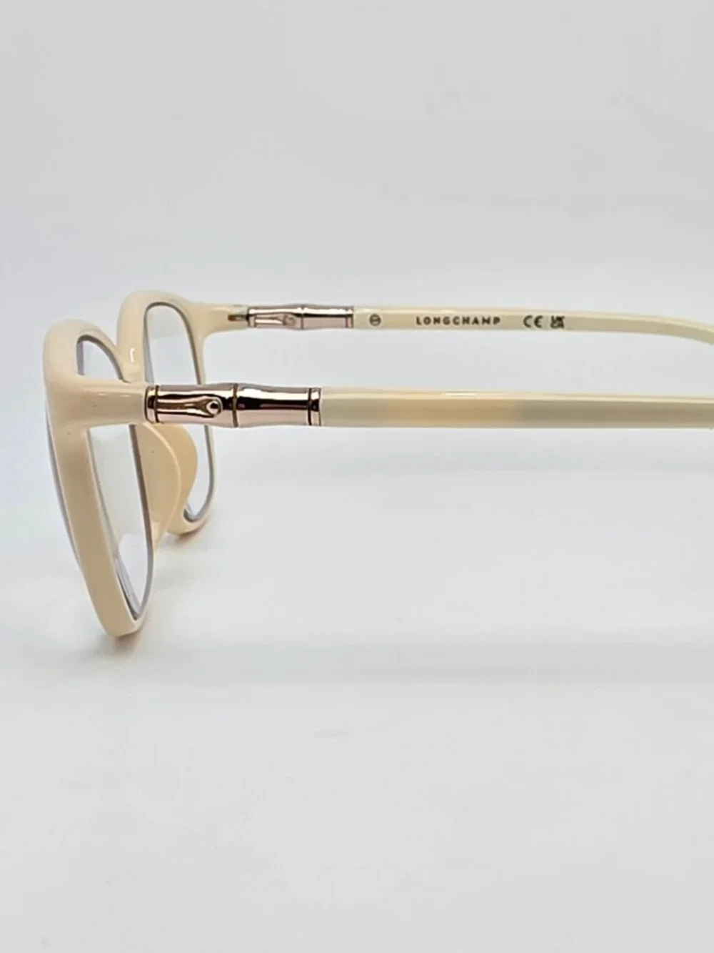 Longchamp LO2706 107 Ivory Full Rim Eyeglasses Frame w/ Flexhinge 52-16-140